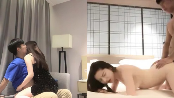 小寶尋花氣質美女想怎麼玩多可以，舌吻互摸調情坐上來插入，塞得滿滿側入後入操的呻吟連連
